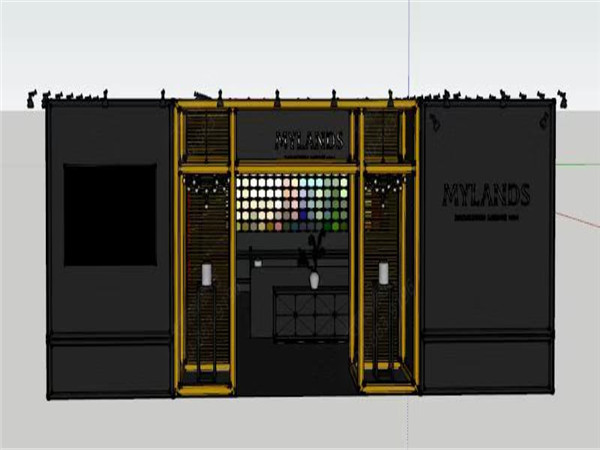 廣州設(shè)計(jì)周-麥德蘭展臺(tái)正面效果圖