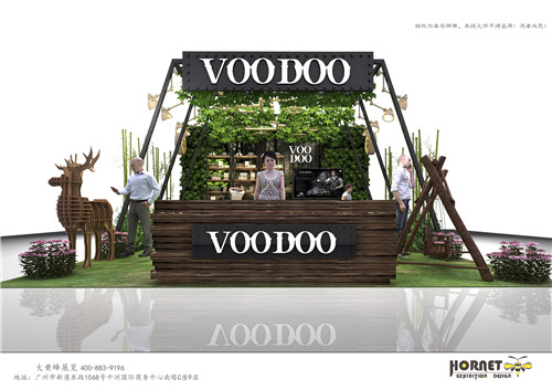 VOODOO美博會(huì)特裝展臺(tái)設(shè)計(jì)搭建