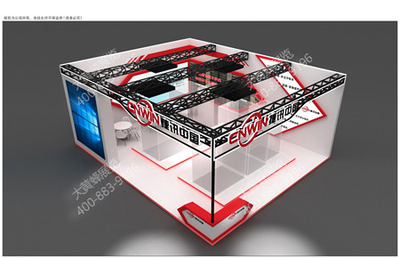 捷訊中國(guó)廣州物流展特裝展臺(tái)設(shè)計(jì)